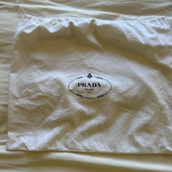 Prada Talco/Visone Saffiano Lux Large Shopping Bag - Picture 6 of 8